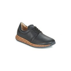 Buty Birkenstock WRIGLEY. Czarne trampki męskie marki Birkenstock, bez wzorów, bez zapięcia. Za 461,30 zł.