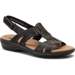 Sandały CLARKS - Leisa Vine 261341134 Black Leather. Klapki damskie Clarks. W wyprzedaży za 219,00 zł.