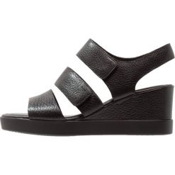 Sandały damskie: ecco SHAPE WEDGE PLATEAU Sandały na platformie black