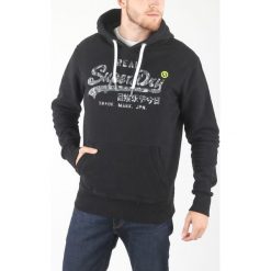 SuperDry Bluza Czarny. Czarne bluzy męskie Superdry, l, z nadrukiem, z bawełny. Za 395,95 zł.