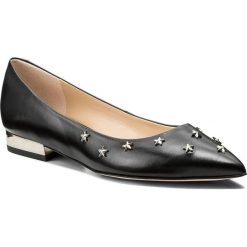 Baleriny SOLO FEMME - 46827-61-A19/E45-04-00 Czarny. Szare baleriny damskie marki Solo Femme, z materiału, na szpilce. W wyprzedaży za 199,00 zł.