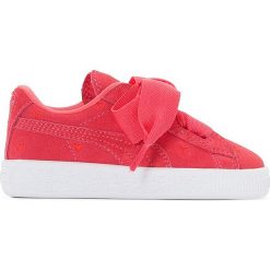 Tenisówki Inf S Heart Valentine. Czerwone buty chłopięce sportowe marki Puma, z materiału, na sznurówki. Za 306,56 zł.