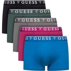 Komplet 5 par bokserek Guess U94G16 JR00A. Bokserki męskie Guess, z aplikacjami, z elastanu. Za 219,00 zł.