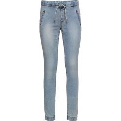 Jegginsy bonprix niebieski "washed". Niebieskie jeansy damskie bonprix, bez wzorów, z jeansu. Za 109,99 zł.