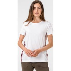 Tommy Hilfiger Signature Koszulka Biały. Białe koszulki damskie TOMMY HILFIGER, s, bez wzorów, z bawełny, bez kołnierzyka. Za 290,95 zł.