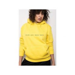 Wish You Were Here Yellow Hoodie. Żółte bluzy męskie marki Rest_factory, s, z bawełny, z kapturem. Za 159,20 zł.