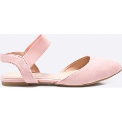 Answear - Baleriny Chc-Shoes. Czerwone baleriny damskie marki ANSWEAR, z gumy. W wyprzedaży za 54,90 zł.