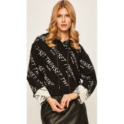 Twinset - Sweter. Czarne swetry damskie Twinset, s, bez wzorów, z elastanu, bez rękawów, bez kaptura. Za 899,90 zł.