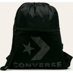 Converse - Plecak. Czarne plecaki damskie Converse, z nadrukiem, z poliesteru. W wyprzedaży za 59,90 zł.