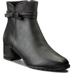Botki damskie lity: Botki EKSBUT - 67-4708-155-1G Polar Czarny