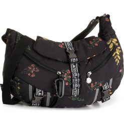 Torebka DESIGUAL - 19WAXABV 2000. Czarne listonoszki damskie Desigual, bez wzorów, z materiału, na ramię, bez dodatków. Za 349,00 zł.