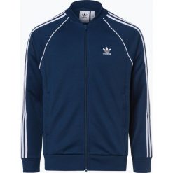 Adidas Originals - Męska bluza nierozpinana, niebieski. Niebieskie bluzy męskie adidas Originals, s, bez wzorów, bez kołnierzyka, bez rękawów, bez kaptura. Za 249,95 zł.