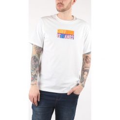Converse Reverse Koszulka Biały. Białe podkoszulki męskie Converse, xl, z nadrukiem, z bawełny, bez kołnierzyka, krótkie. Za 154,95 zł.