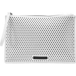 Kopertówki damskie: Armani Exchange FLAT Kopertówka bianco/nero