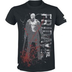 T-shirty męskie z nadrukiem: Friday The 13th Jason Machete T-Shirt czarny