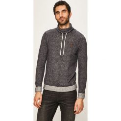 Produkt by Jack & Jones - Sweter. Niebieskie swetry męskie PRODUKT by Jack & Jones, s, bez wzorów, z bawełny, z golfem, bez kaptura. W wyprzedaży za 99,90 zł.