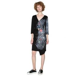 Desigual Kobiety Ubierają Vest Obok Mnie 18swvkbk 2000 (Rozmiar S). Czarne spódniczki damskie marki Desigual, s, z materiału. W wyprzedaży za 212,00 zł.