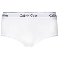 Bokserki Calvin Klein Underwear F3788E. Białe bokserki damskie Calvin Klein Underwear, m, bez wzorów, z elastanu. Za 99,00 zł.