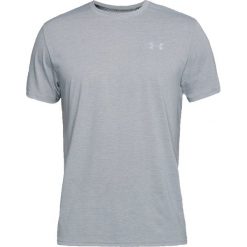 Under Armour Threadborne Streaker SS Tee 1271823-038 t-shirt męskie szare M. Szare t-shirty męskie Under Armour, m, bez wzorów, z poliesteru, bez kołnierzyka, krótkie. W wyprzedaży za 89,99 zł.
