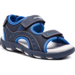Sandały GEOX - J S.Pianeta A J9264A 0CEFU C4226 S Navy/Royal. Niebieskie sandały chłopięce Geox, ze skóry ekologicznej, bez zapięcia. Za 179,00 zł.