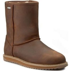 Buty EMU AUSTRALIA - Paterson Leather Lo W11349 Oak. Brązowe buty zimowe damskie EMU Australia, ze skóry. W wyprzedaży za 549,00 zł.
