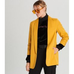 Długa marynarka - Żółty. Marynarki damskie Cropp. Za 139,99 zł.