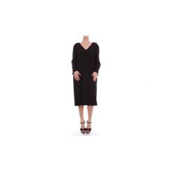 Sukienki krótkie Moschino A04156124. Czarne sukienki damskie MOSCHINO, bez wzorów, bez kołnierzyka, z krótkim rękawem, krótkie, mini. Za 1338,55 zł.
