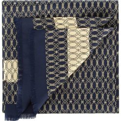 Szal męski 88-7M-S40-X7. Niebieskie szaliki męskie Wittchen, bez wzorów, z jedwabiu, eleganckie. Za 279,90 zł.