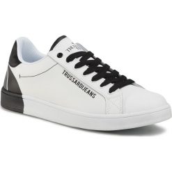 Sneakersy TRUSSARDI JEANS - 77A00240 W601. Białe sneakersy męskie Trussardi Jeans, bez zapięcia. Za 619,00 zł.