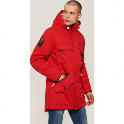 Ocieplana parka - Czerwony. Czerwone parki męskie House, l. Za 369,99 zł.