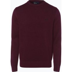 Fred Perry - Sweter męski, czerwony. Czerwone swetry klasyczne męskie Fred Perry, l, z dzianiny. Za 699,95 zł.