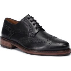 Półbuty SALAMANDER - Reginald 31-59002-01 Black. Czarne buty wizytowe męskie Salamander, bez wzorów, ze skóry, klasyczne, bez zapięcia. Za 429,00 zł.