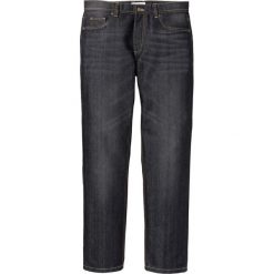 Dżinsy Regular Fit Straight bonprix czarny "used". Czarne jeansy męskie bonprix, m, bez wzorów. Za 74,99 zł.