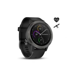 Zegarek Sportowy Gps Vivoactive 3. Czarne zegarki męskie marki Garmin. Za 1299,99 zł.