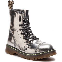 Glany STEEL - 113/AL/D-122 Bordo. Szare buty zimowe damskie marki Steel, ze skóry. Za 259,00 zł.