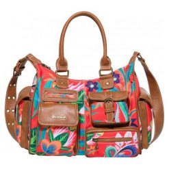Desigual Torebka Damska Wielokolorowa Liana London Medium. Różowe torebki klasyczne damskie Desigual, bez wzorów, bez dodatków. W wyprzedaży za 231,00 zł.