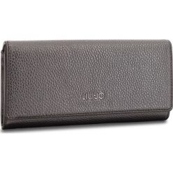 Duży Portfel Damski LIU JO - Xl Bifold Isola N68161 E0033 Grape Juice Met. 04203. Czarne portfele damskie marki Liu Jo, z materiału. Za 299,00 zł.
