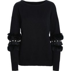 Czarny Sweter Spiffy. Czarne swetry damskie other, bez wzorów, bez rękawów, bez kaptura. Za 69,99 zł.