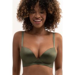 Biustonosz Arielle Push-Up. Brązowe biustonosze marki Dorina, z haftami. Za 80,99 zł.