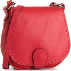 Torebka CREOLE - RBI046 Ognista Czerwień S58. Czerwone listonoszki damskie Creole, na imprezę, bez wzorów, ze skóry, bez dodatków. Za 129,00 zł.