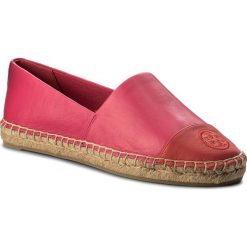 Tomsy damskie: Espadryle TORY BURCH – Color Block Flat Espadrille 51158649 Bright Azalea/Exotic Red 673