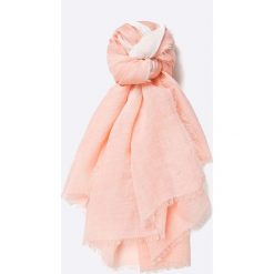 Answear - Chusta Stripes Vibes. Szare chusty damskie ANSWEAR, z dzianiny. W wyprzedaży za 29,90 zł.