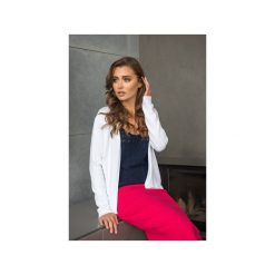 Damski Dzianinowy Sweterek Chanelka Biel. Białe swetry damskie Veva, s, z wiskozy, klasyczne, długie. Za 309,00 zł.
