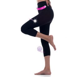 Legginsy push-up w kolorze czarnym. Czarne legginsy sportowe damskie Liposlim, m, ze skóry. W wyprzedaży za 107,95 zł.