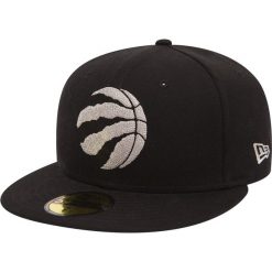 Czapki zimowe damskie: New Era 59Fifty Chain Stitch NBA Toronto Raptors Czapka New Era czarny