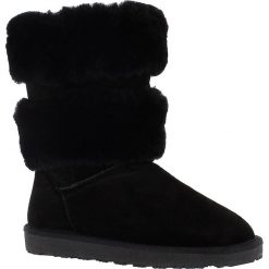 Skórzane kozaki "Mara" w kolorze czarnym. Czarne bez kategorii marki Buty Twoich ulubionych marek, ze skóry. W wyprzedaży za 292,95 zł.