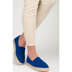 Chabrowe espadryle CHEYENNE. Niebieskie espadryle damskie KYLIE, bez wzorów, bez zapięcia. Za 69,00 zł.