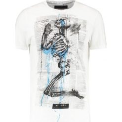 T-shirty męskie z nadrukiem: Religion NEWSPAPER TEE Tshirt z nadrukiem white/black