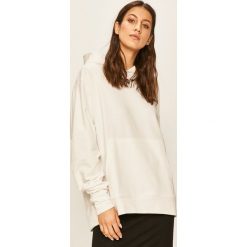 Answear - Bluza. Białe bluzy damskie ANSWEAR, s, bez wzorów, z bawełny, bez rękawów, z kapturem. Za 99,90 zł.