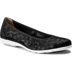 Baleriny CAPRICE - 9-22150-20 Black Multi 011. Czarne baleriny damskie Caprice, bez wzorów, ze skóry ekologicznej, bez obcasa. W wyprzedaży za 159,00 zł.
